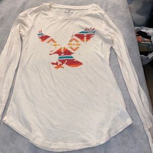 Tan American Eagle longsleeve tshirt